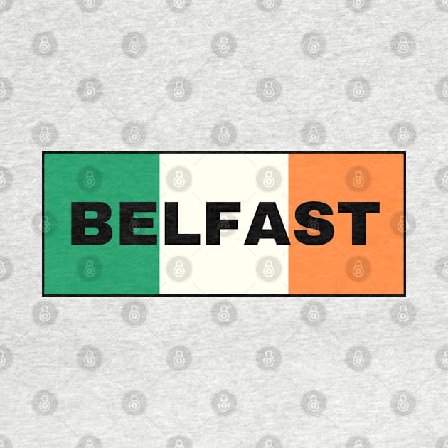 Belfast City in Irish Flag by aybe7elf